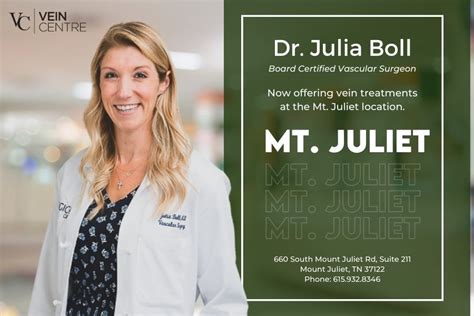 varicose veins mt juliet tn|Dr. Julia Boll .